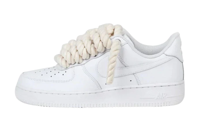 Air Force 1 Triple White Lacets Corde - AF1-TW-WCORDE