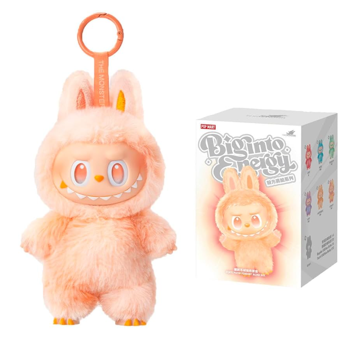 Pop Mart Labubu The Monsters Big into Energy Series Vinyl Plush Pendant One Box - PM-PMLTMB-MULTI