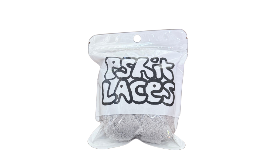PSHIT FLUFFY LACES GREY - FLG