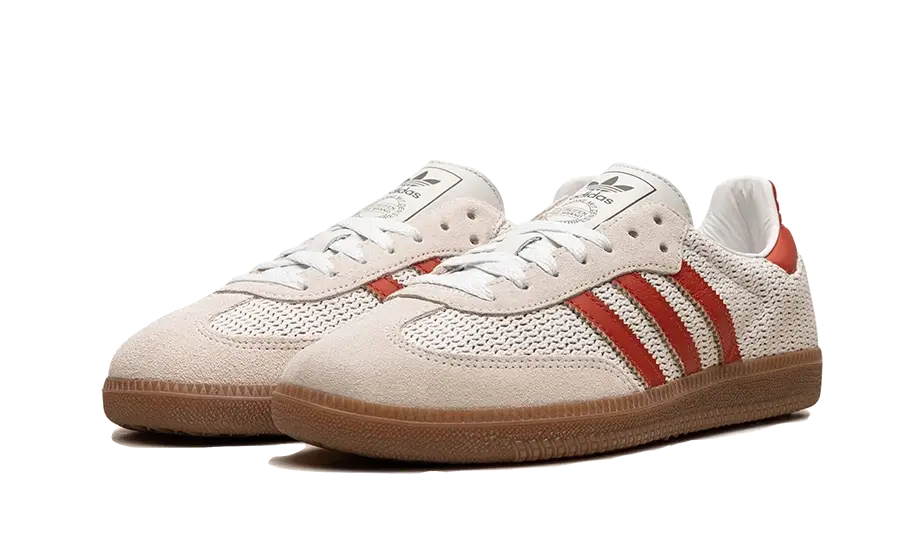 Adidas Samba OG Crystal White Preloved Red - IG1380