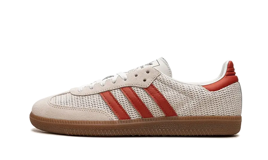 Adidas Samba OG Crystal White Preloved Red - IG1380