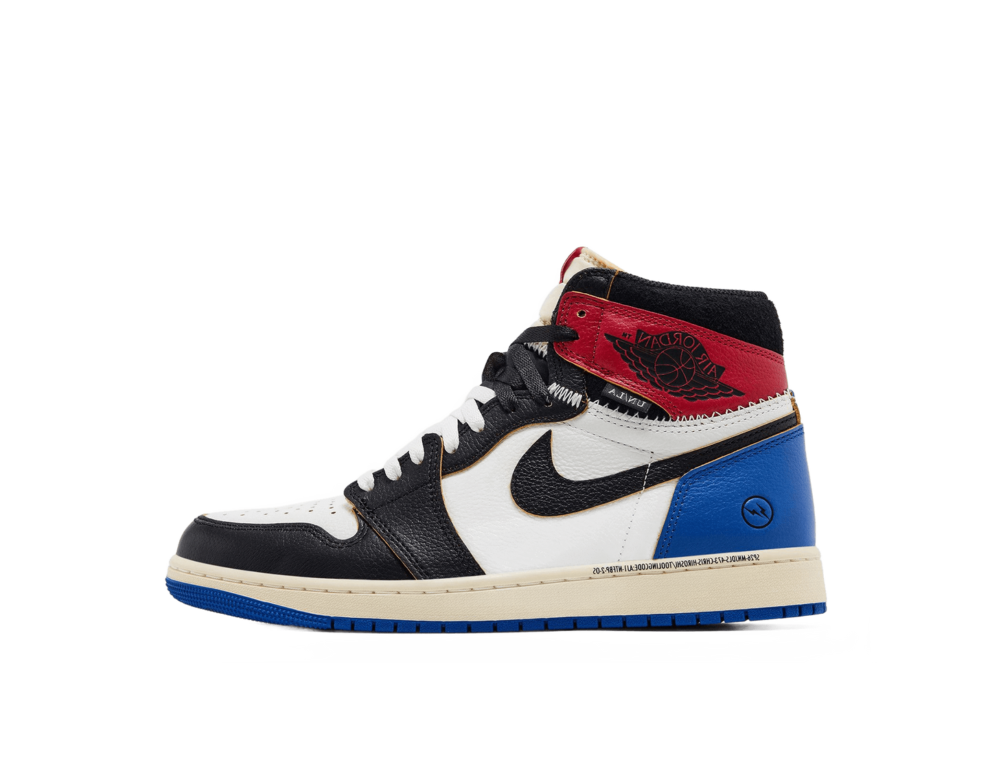 Air Jordan 1 Retro High OG SP Fragment x Union LA Varsity Red Sport Royal - IO7847-002