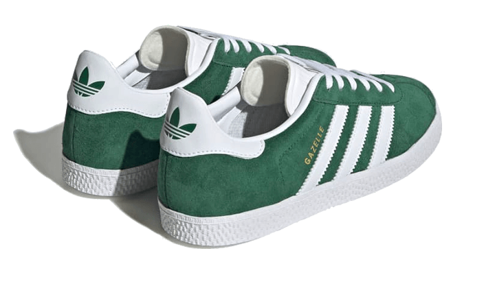 gazelle-junior-dark-green-white-socksforsport