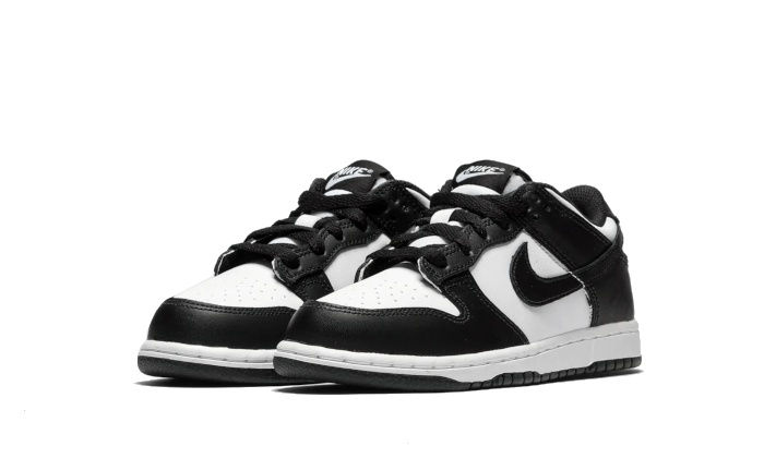 dunk-low-black-white-enfant-ps-socksforsport
