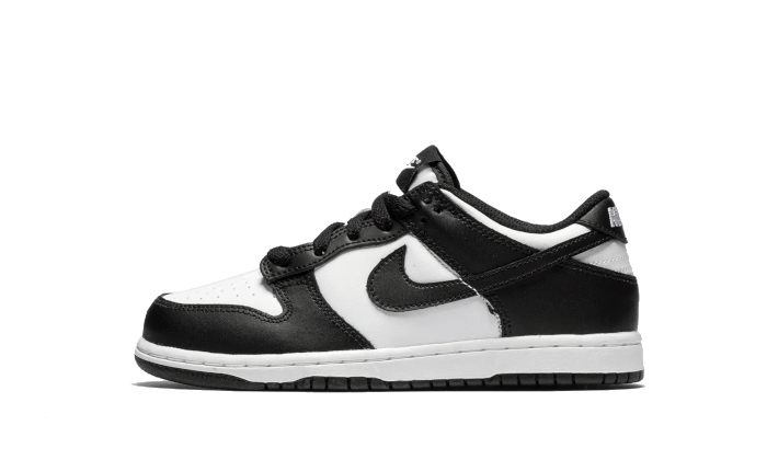 dunk-low-black-white-enfant-ps-socksforsport