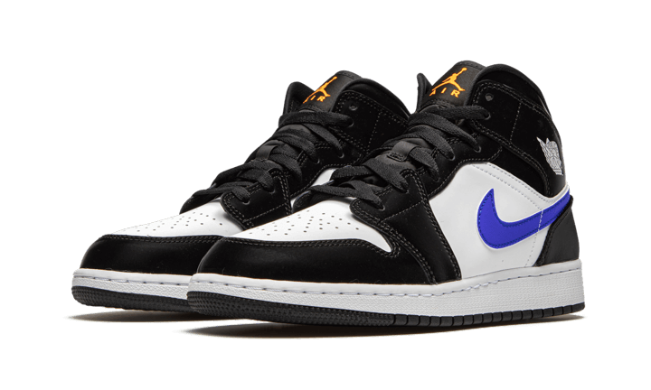 air-jordan-1-mid-black-racer-blue-white-socksforsport