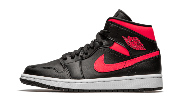 air-jordan-1-mid-black-siren-red-socksforsport