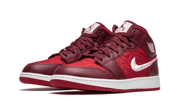 air-jordan-1-mid-se-red-quilt-socksforsport