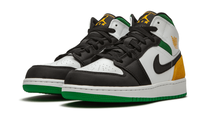 air-jordan-1-mid-se-white-laser-orange-lucky-green-socksforsport