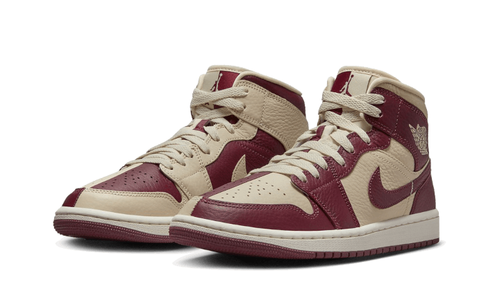 air-jordan-1-mid-split-beach-cherrywood-red-socksforsport