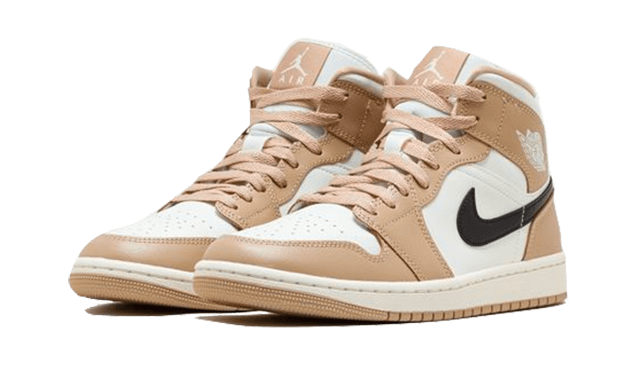 air-jordan-1-mid-tan-black-socksforsport