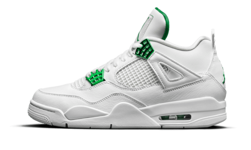 air-jordan-4-retro-metallic-green-socksforsport