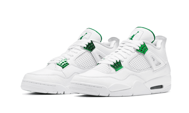 air-jordan-4-retro-metallic-green-socksforsport