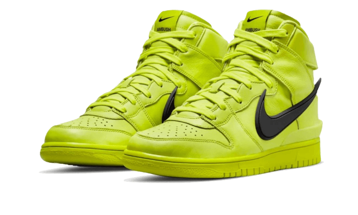 dunk-high-ambush-flash-lime-socksforsport