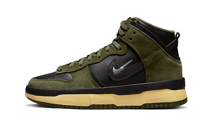 dunk-high-up-medium-olive-socksforsport