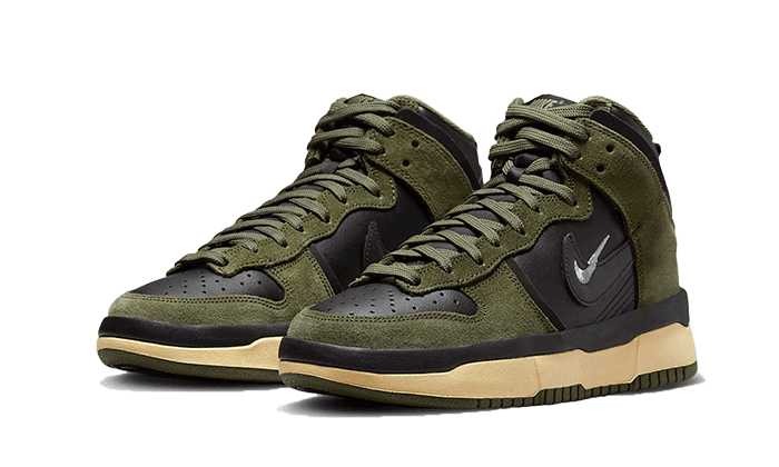 dunk-high-up-medium-olive-socksforsport