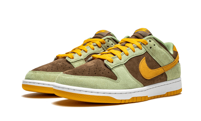 dunk-low-olive-brown-orange-socksforsport