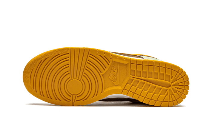 dunk-low-olive-brown-orange-socksforsport