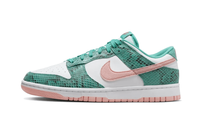 dunk-low-snakeskin-washed-teal-bleached-coral-socksforsport