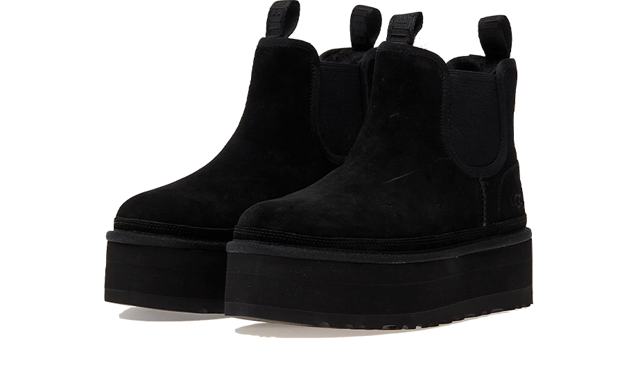 neumel-platform-chelsea-boot-black-socksforsport