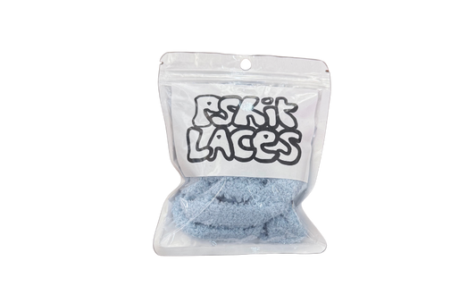 PSHIT FLUFFY LACES BLUE  - PSHFLB