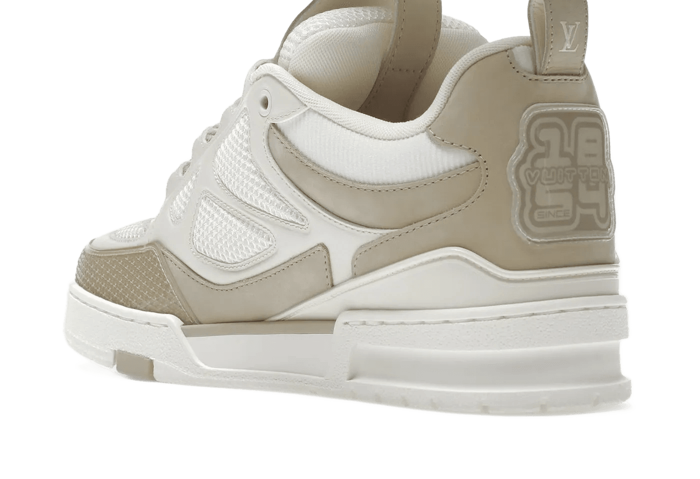 LV Skate Sneaker Beige White - 1AARQH