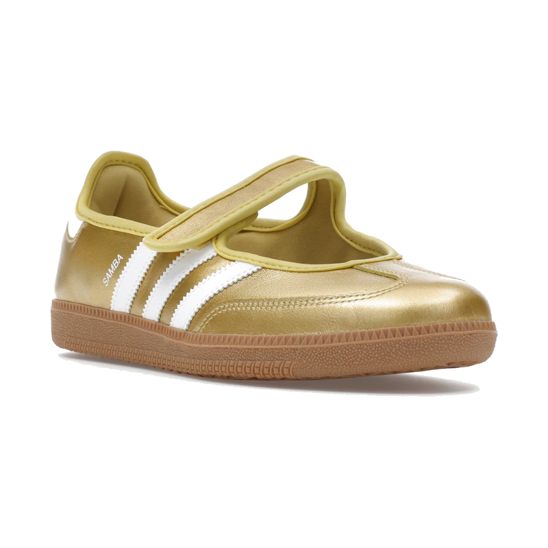 Adidas Samba Jane Gold Metallic White