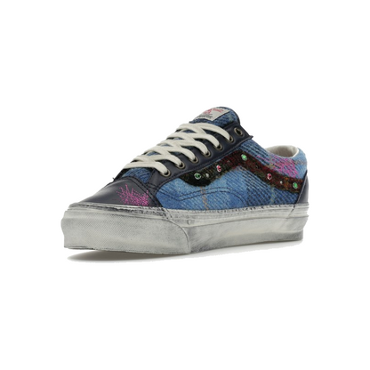 Vans Old Skool 36 Harris Tweed Blue Multi