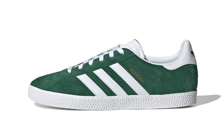 gazelle-junior-dark-green-white-socksforsport