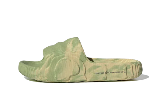 adilette-22-magic-lime-st-desert-sand-socksforsport