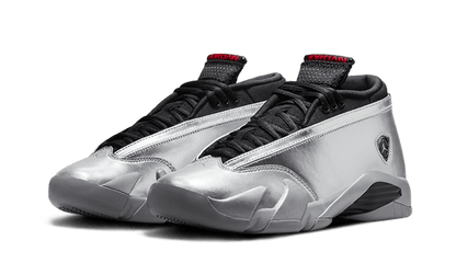 air-jordan-14-low-metallic-silver-socksforsport