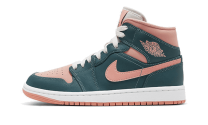 air-jordan-1-mid-dark-teal-green-socksforsport