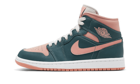 air-jordan-1-mid-dark-teal-green-socksforsport