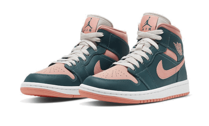 air-jordan-1-mid-dark-teal-green-socksforsport