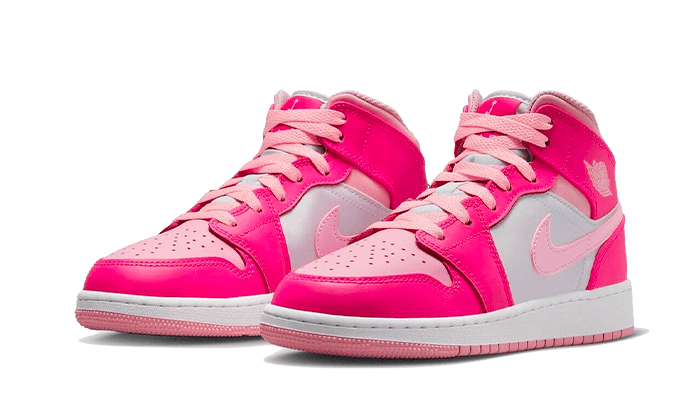 air-jordan-1-mid-fierce-pink-socksforsport