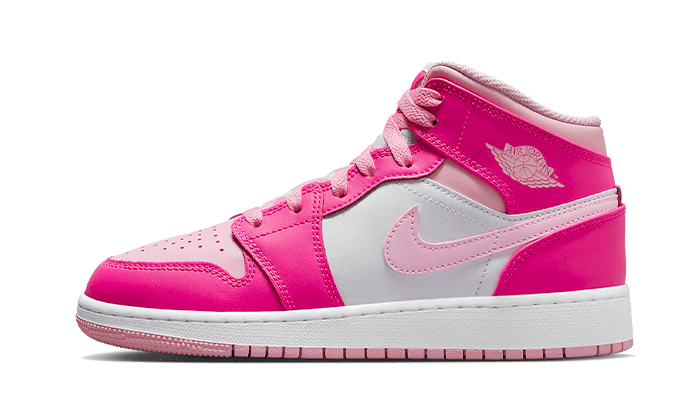 air-jordan-1-mid-fierce-pink-socksforsport