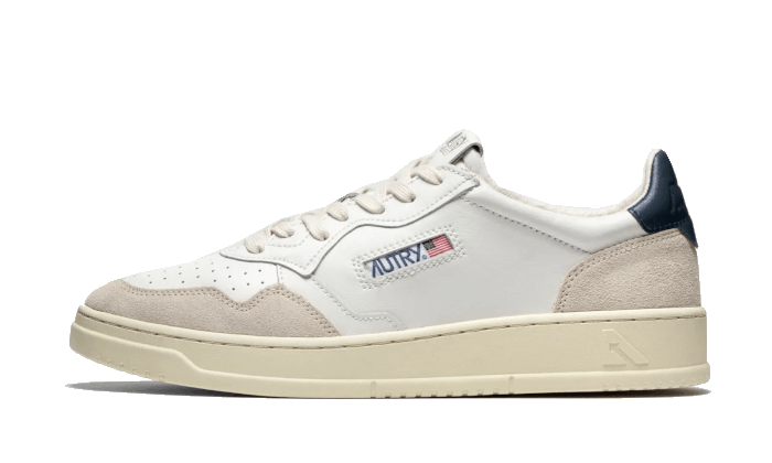 medalist-leather-suede-low-white-navy-socksforsport