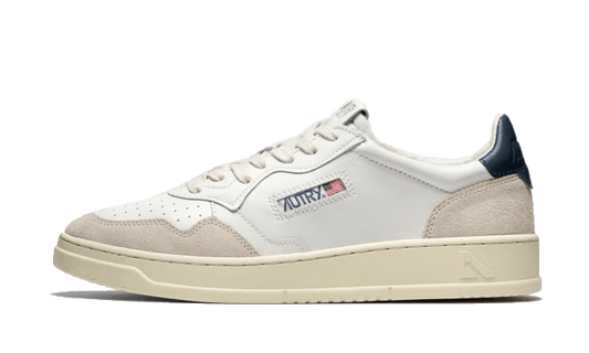 medalist-leather-suede-low-white-navy-socksforsport