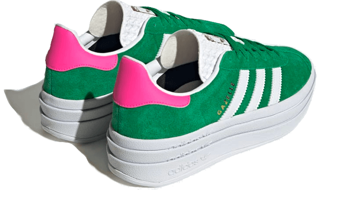 gazelle-bold-green-lucid-pink-socksforsport