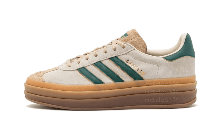 gazelle-bold-magic-beige-collegiate-green-socksforsport
