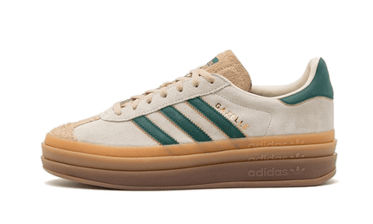 gazelle-bold-magic-beige-collegiate-green-socksforsport