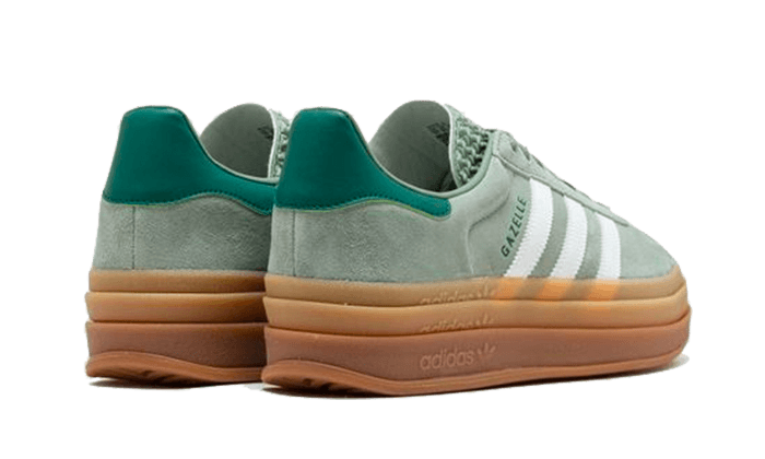 gazelle-bold-silver-green-socksforsport