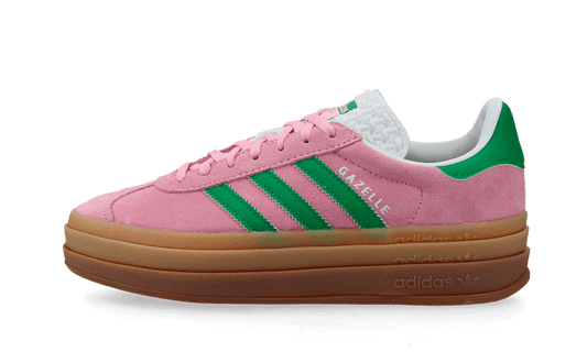 gazelle-bold-true-pink-green-cloud-white-socksforsport
