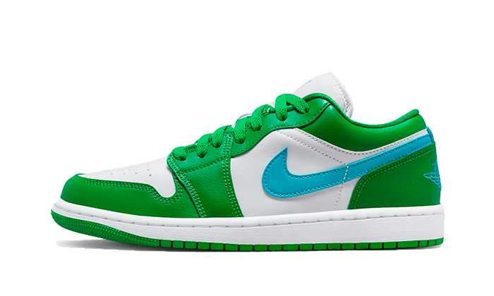 air-jordan-1-low-lucky-green-aquatone-socksforsport