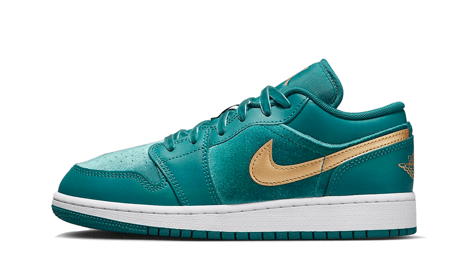 air-jordan-1-low-velvet-geode-teal-socksforsport