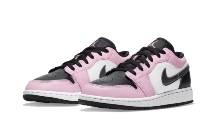 air-jordan-1-low-white-light-arctic-pink-socksforsport