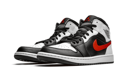 air-jordan-1-mid-black-chile-red-white-socksforsport