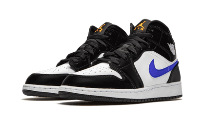 air-jordan-1-mid-black-racer-blue-white-socksforsport