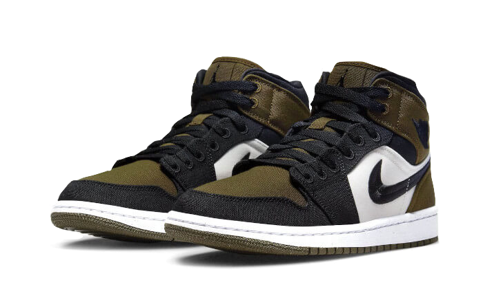 air-jordan-1-mid-se-light-olive-socksforsport