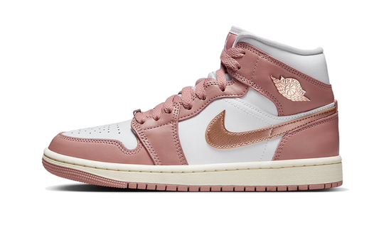 air-jordan-1-mid-se-red-stardust-socksforsport